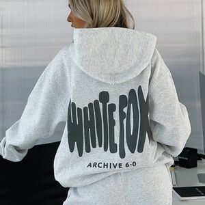 White fox hoodie archive 6.0